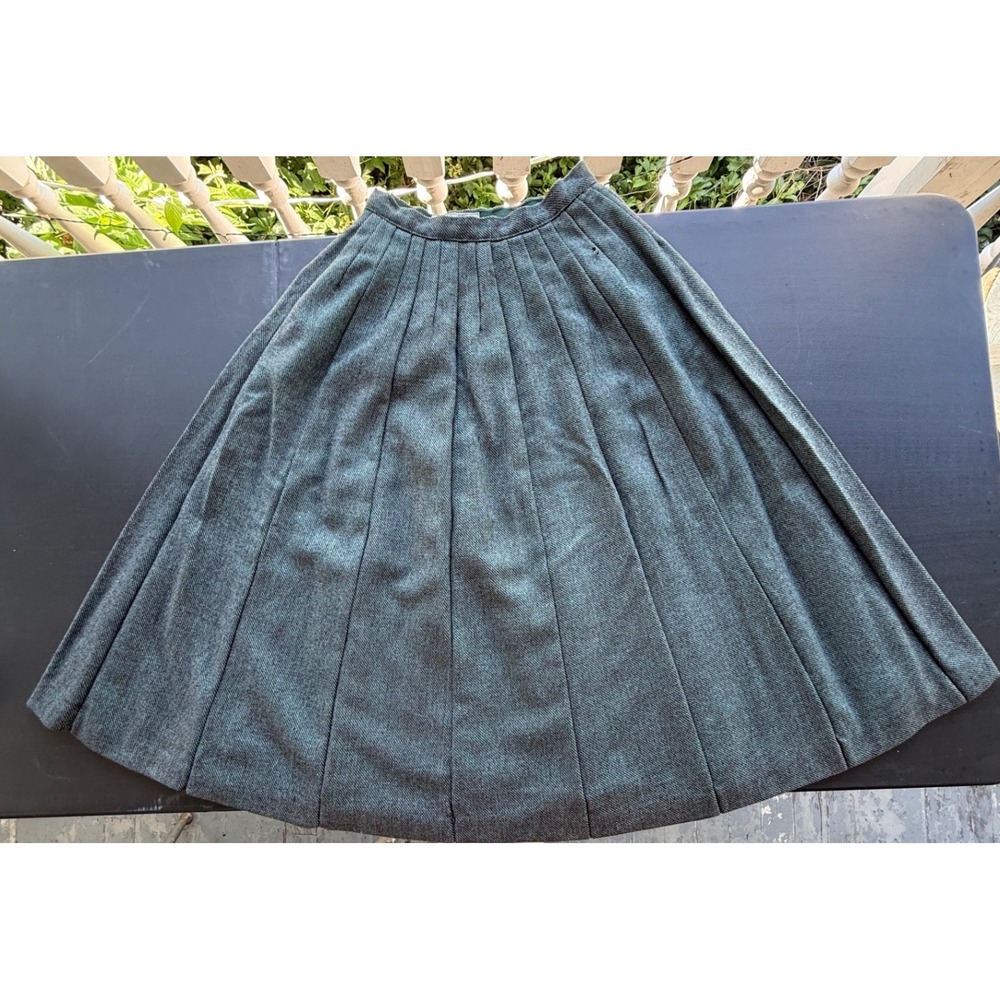 Vintage Miss Sun Valley by Morris Watkin Wool Blend Midi Skirt 14 Canada